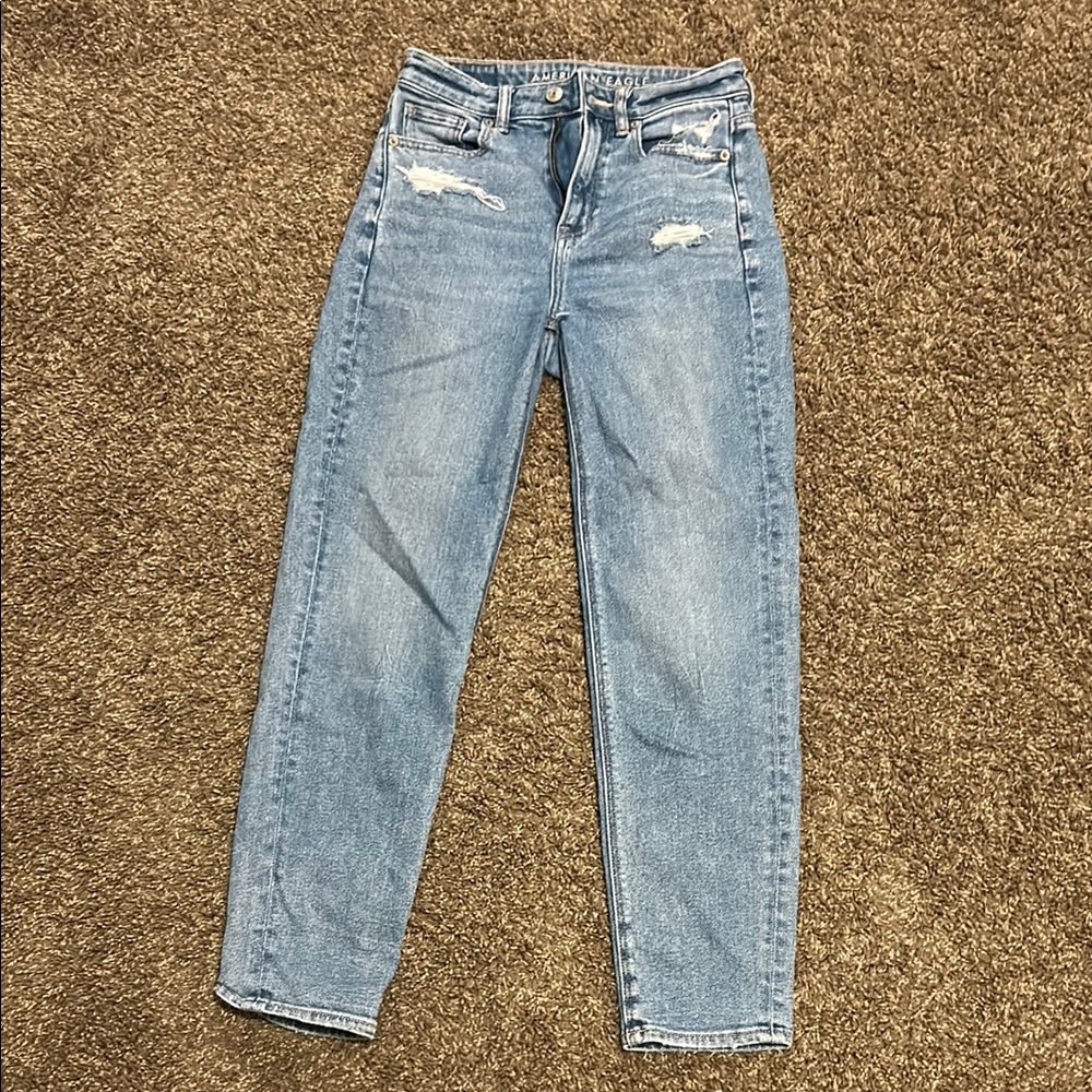 American Eagle Outfitters Blue Boyfriend Jeans Relaxed Fit